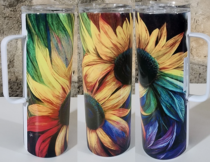 Tumbler - 20oz Straight Tumbler with Handle